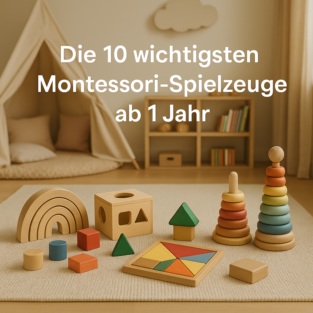 Die 10 wichtigsten Montessori-Spielzeuge ab 1 Jahr