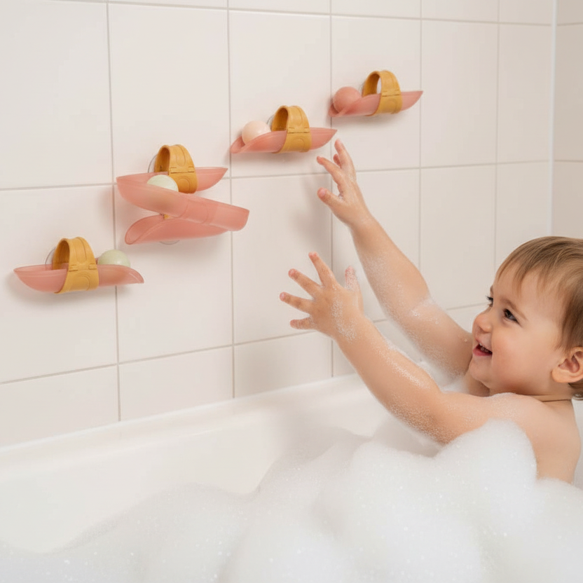 Wasserbahn für die Badewanne – Badespielzeug für Babys & Kleinkinder