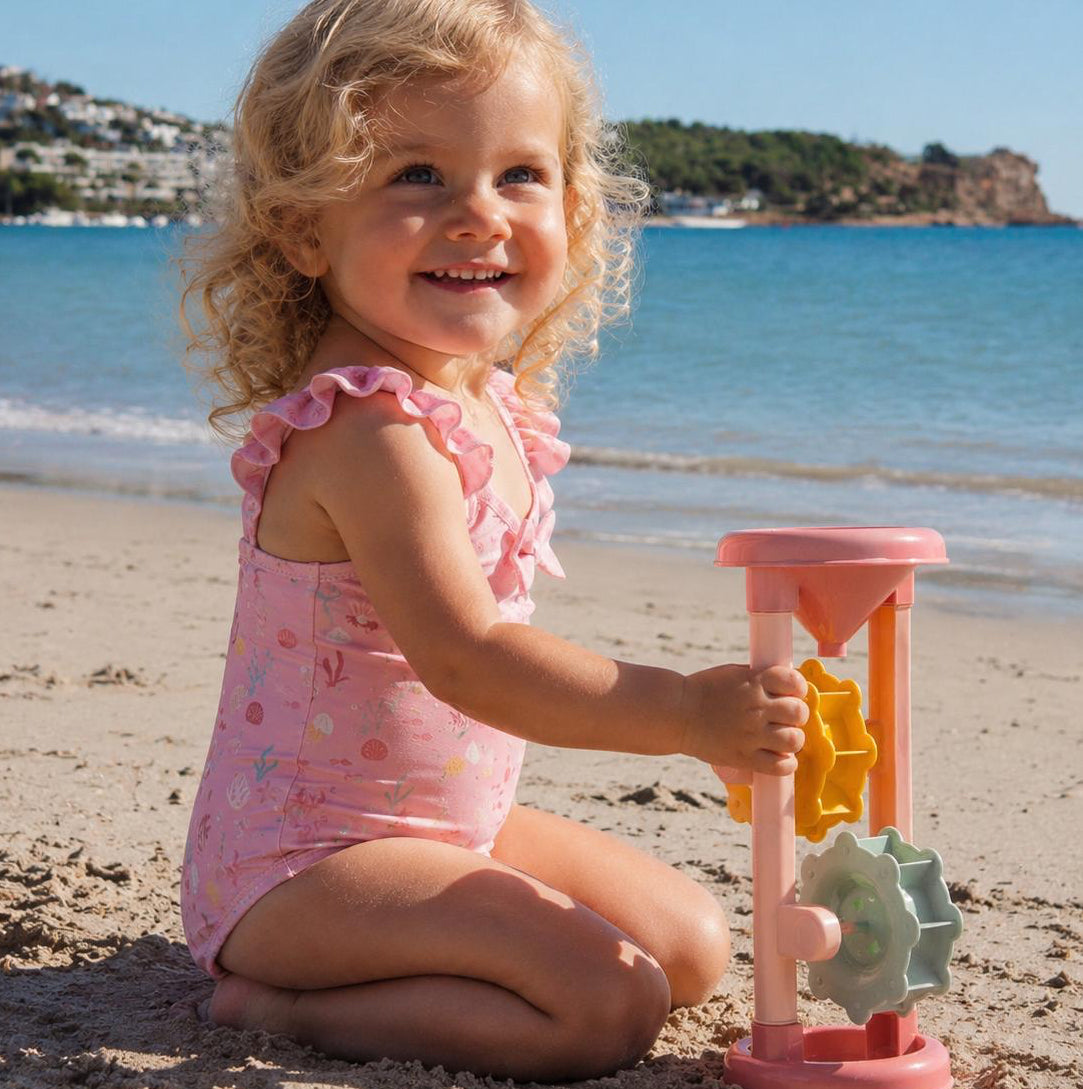 Sand- & Wassermühle Ocean Dreams Pink – Sandspielzeug für Kinder