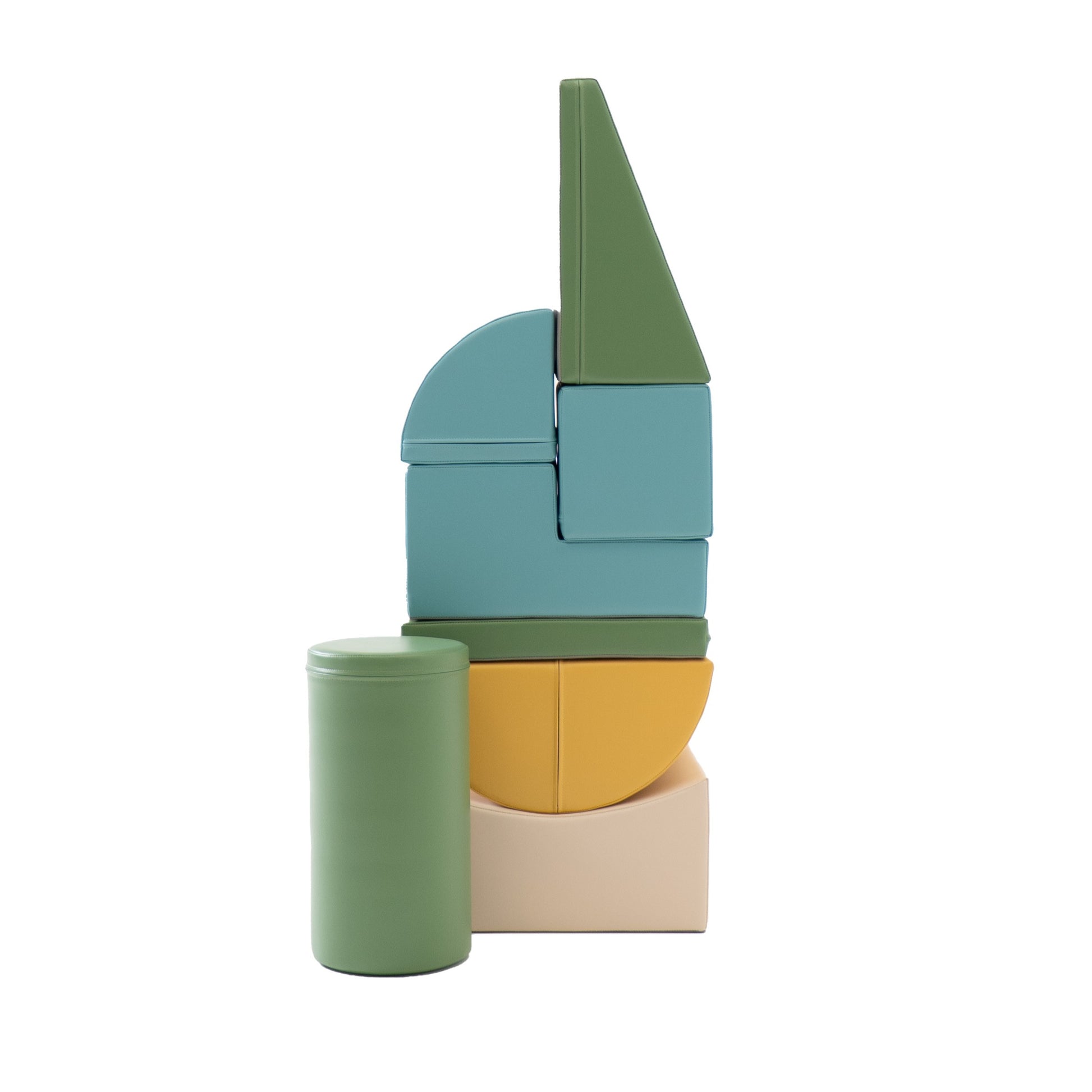 IGLU Adventurer Softbausteine Set 8-teilig in Pastell Türkis