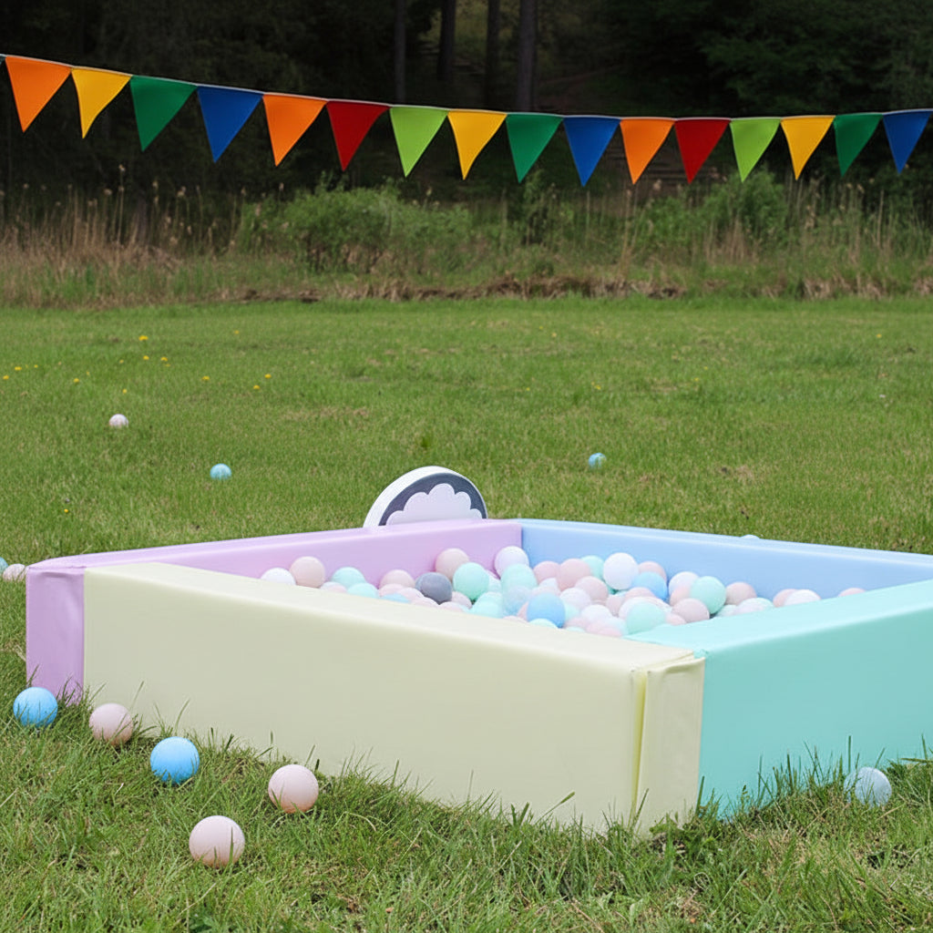 IGLU Bällebad Bälle 500 Stück in Hellem Pastell – Ø 7 cm