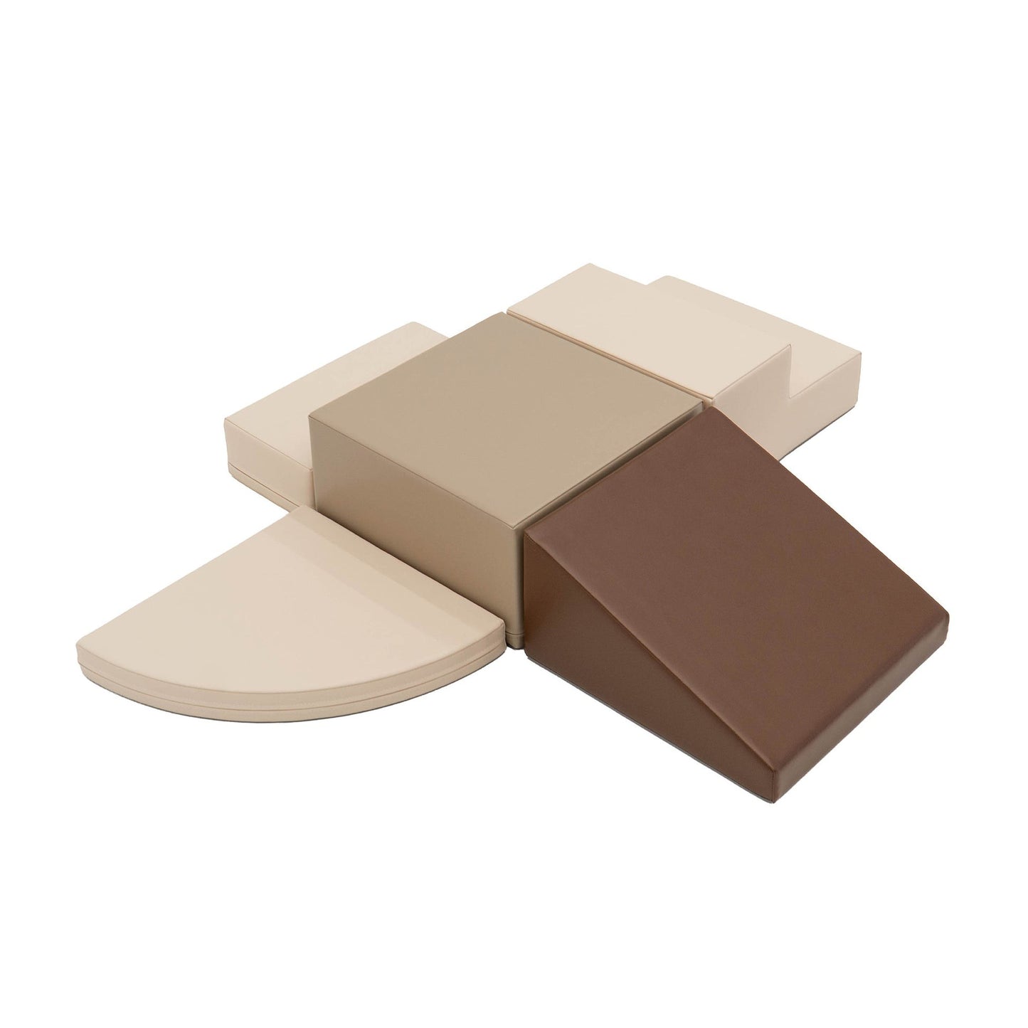 IGLU Softbausteine Corner Climber 5-teilig in Schokobraun und Sand