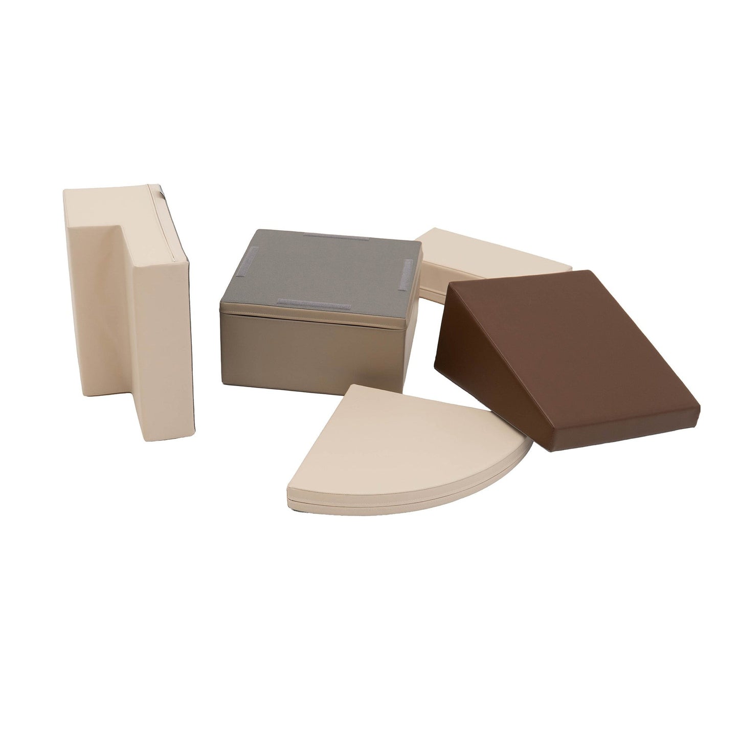 Softplay Eckkletterset in warmen Naturtönen – IGLU Corner Climber