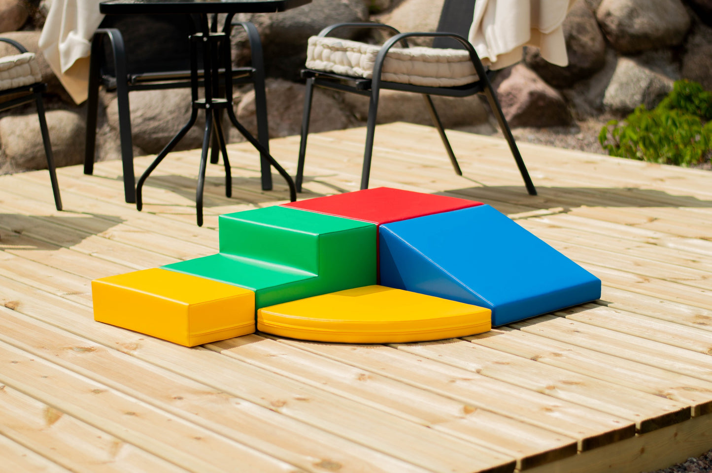 IGLU Corner Climber Set Bunt platzsparend in der Zimmerecke