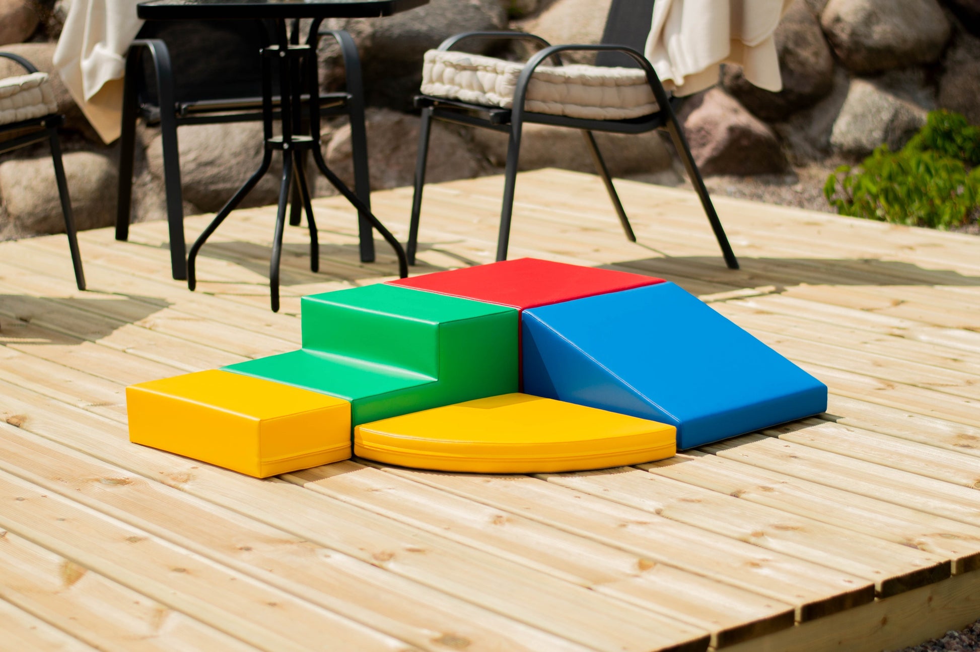 IGLU Corner Climber Set Bunt platzsparend in der Zimmerecke