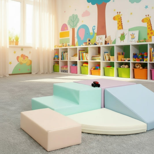 Softbausteine Pastell Softplay Set für Kleinkinder