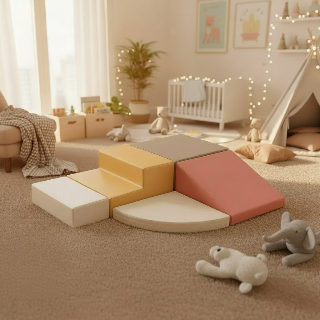 Softbausteine Pastell Softplay Set für Kleinkinder