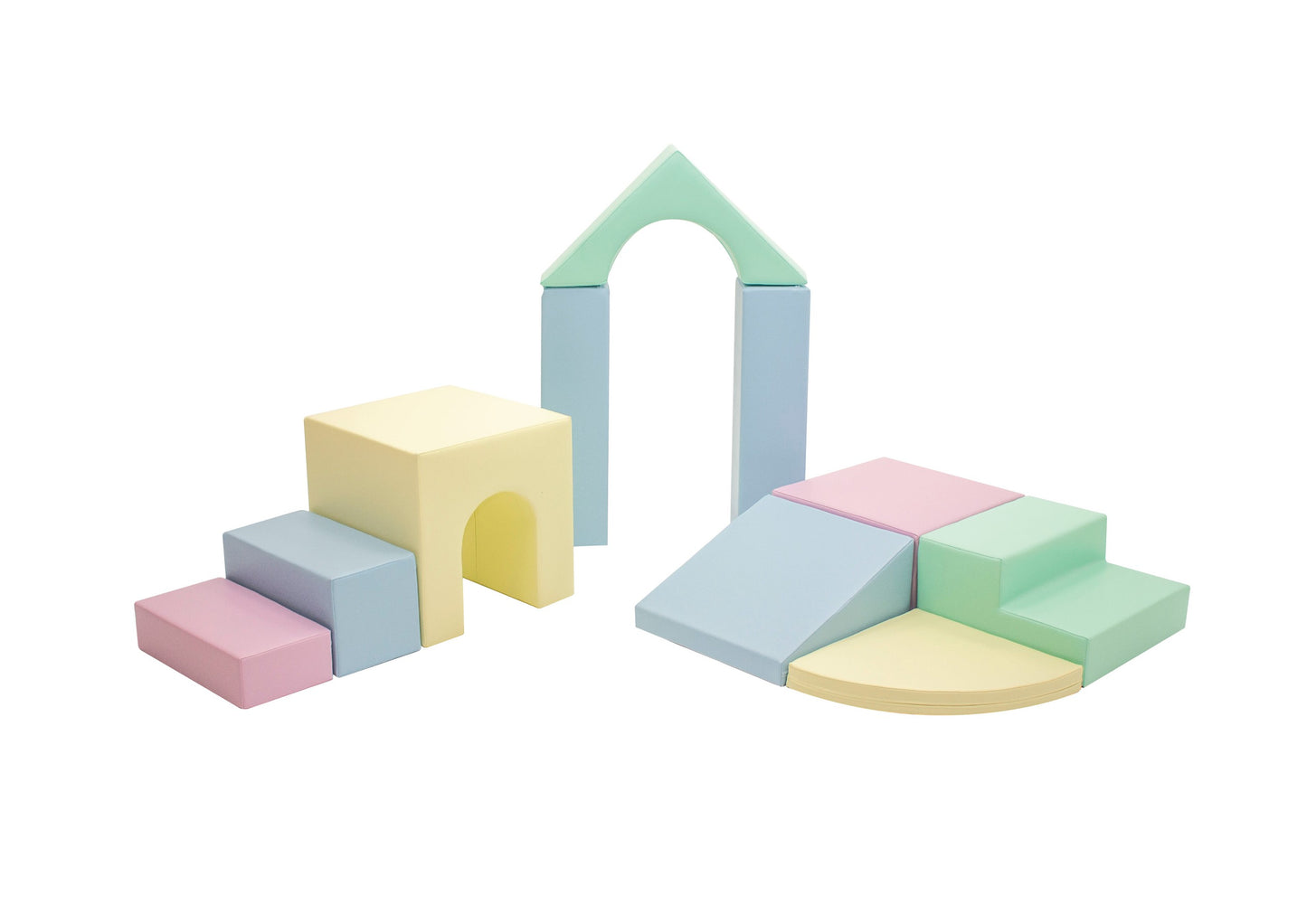 IGLU Softbausteine Spielset 10-teilig Helles Pastell Creativity