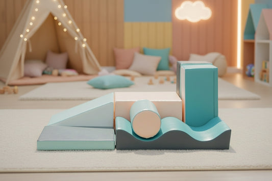 Softbausteine Pastell Softplay Set für Kleinkinder 