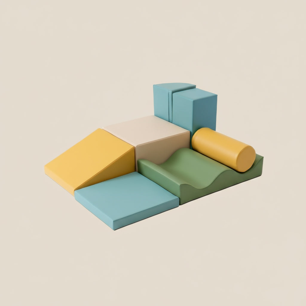 Softbausteine Pastell Softplay Set für Kleinkinder