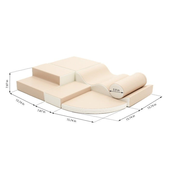 IGLU Explorer Beige – Rampe und Eckelement im Detail