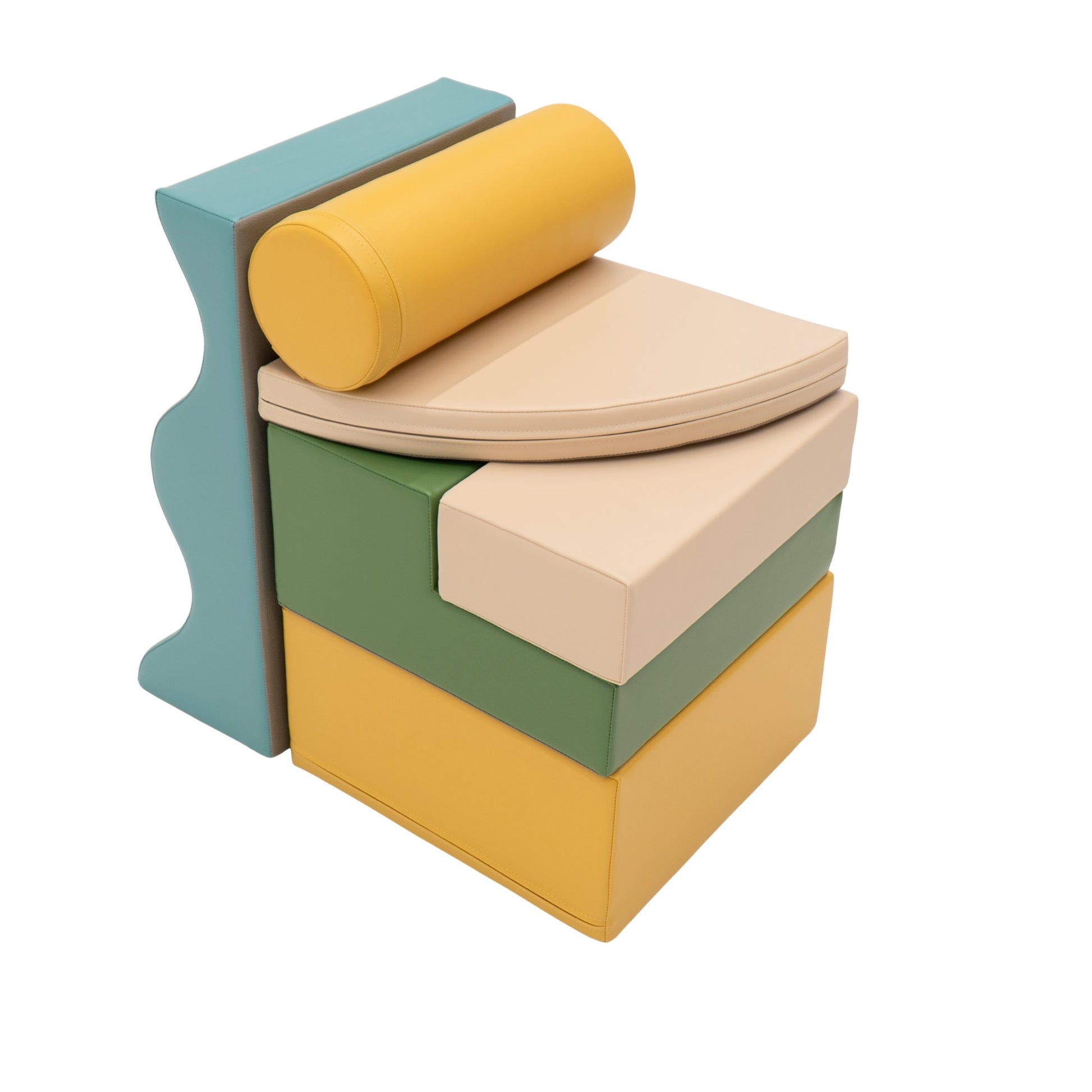 IGLU Explorer Pastell Türkis – Rampe und Eckelement im Detail