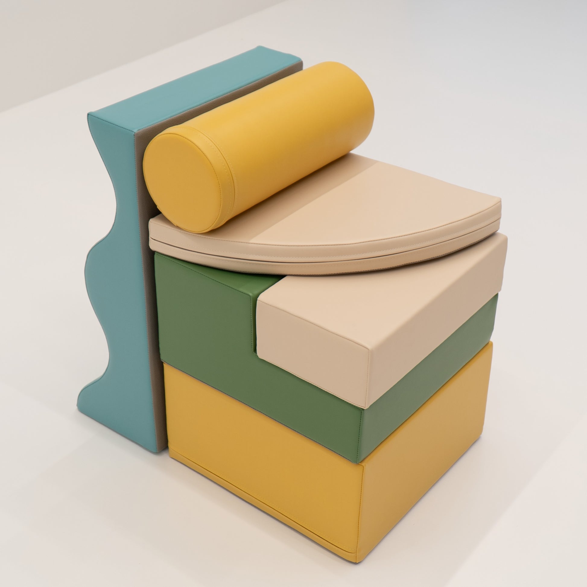 IGLU Explorer Pastell Türkis – Rampe und Eckelement im Detail