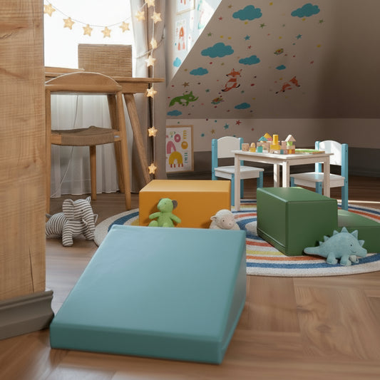 Softbausteine Pastell Softplay Set für Kleinkinder