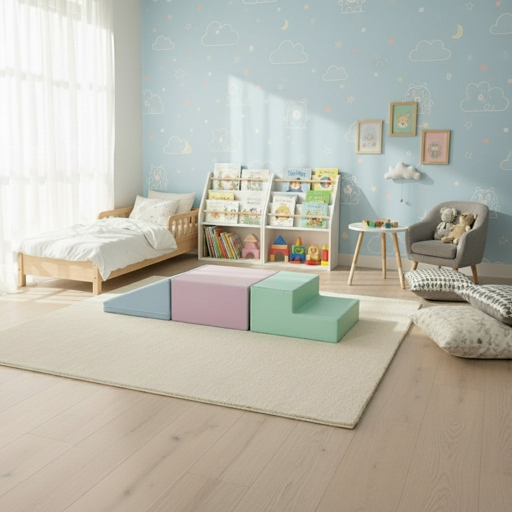 Softbausteine Pastell Softplay Set für Kleinkinder 