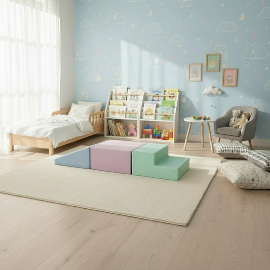 Softbausteine Pastell Softplay Set für Kleinkinder 