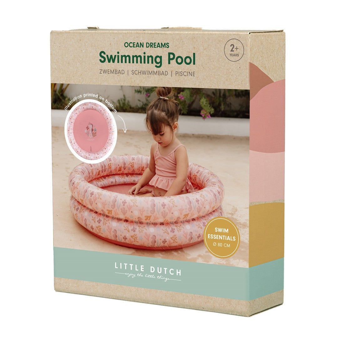 Planschbecken Ocean Dreams Pink 80 cm – Babypool für den Sommer