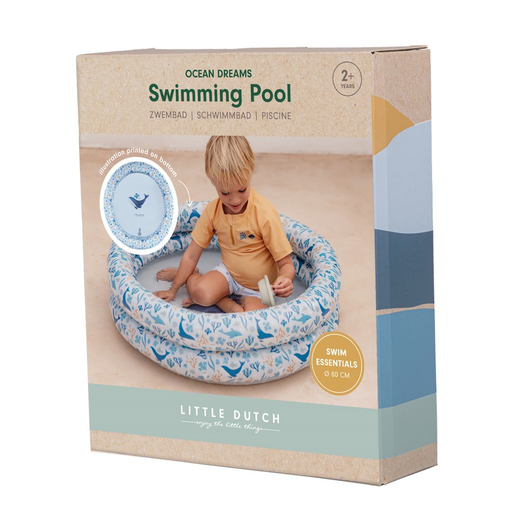 Planschbecken Blau 80 cm – Kinderpool für Babys & Kinder