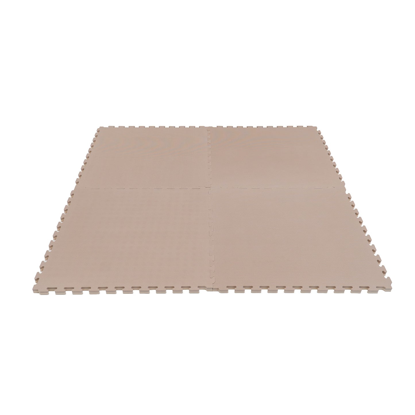 IGLU Puzzlematten Beige Dunkelbeige im Kinderzimmer verlegt