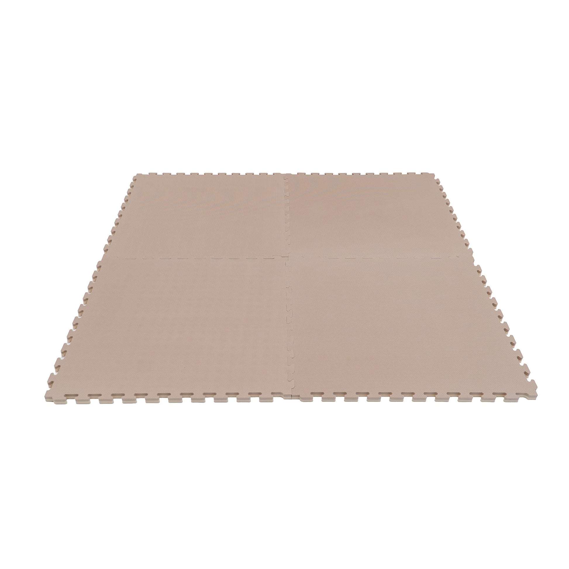 IGLU Puzzlematten Beige Dunkelbeige im Kinderzimmer verlegt
