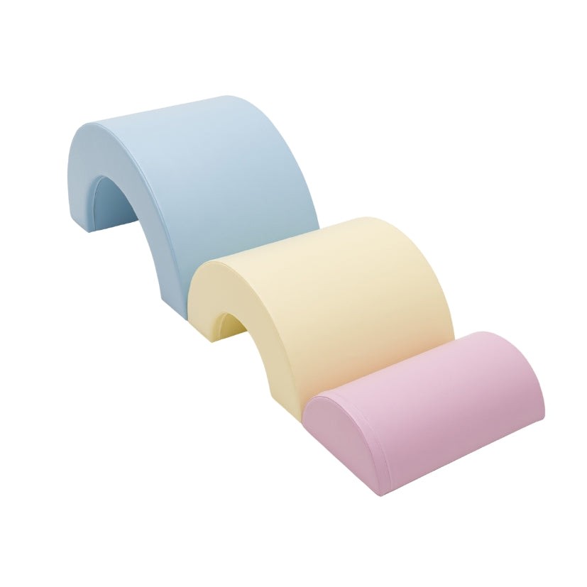 Regenbogen Softbausteine aus Schaumstoff für Kleinkinder – IGLU Soft Play