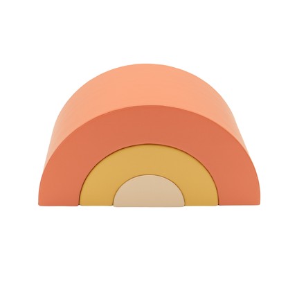 IGLU Regenbogen Motorikspielzeug Pastell Pink für Kinder von 2 bis 4