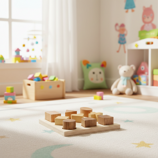 Wooden Story - Holzbausteine Natural 9Stk.