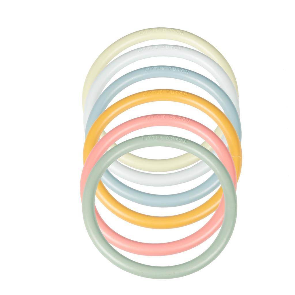 Aktivitätsringe Little Loops 6er Set – Motorikspielzeug für Babys & Kinder
