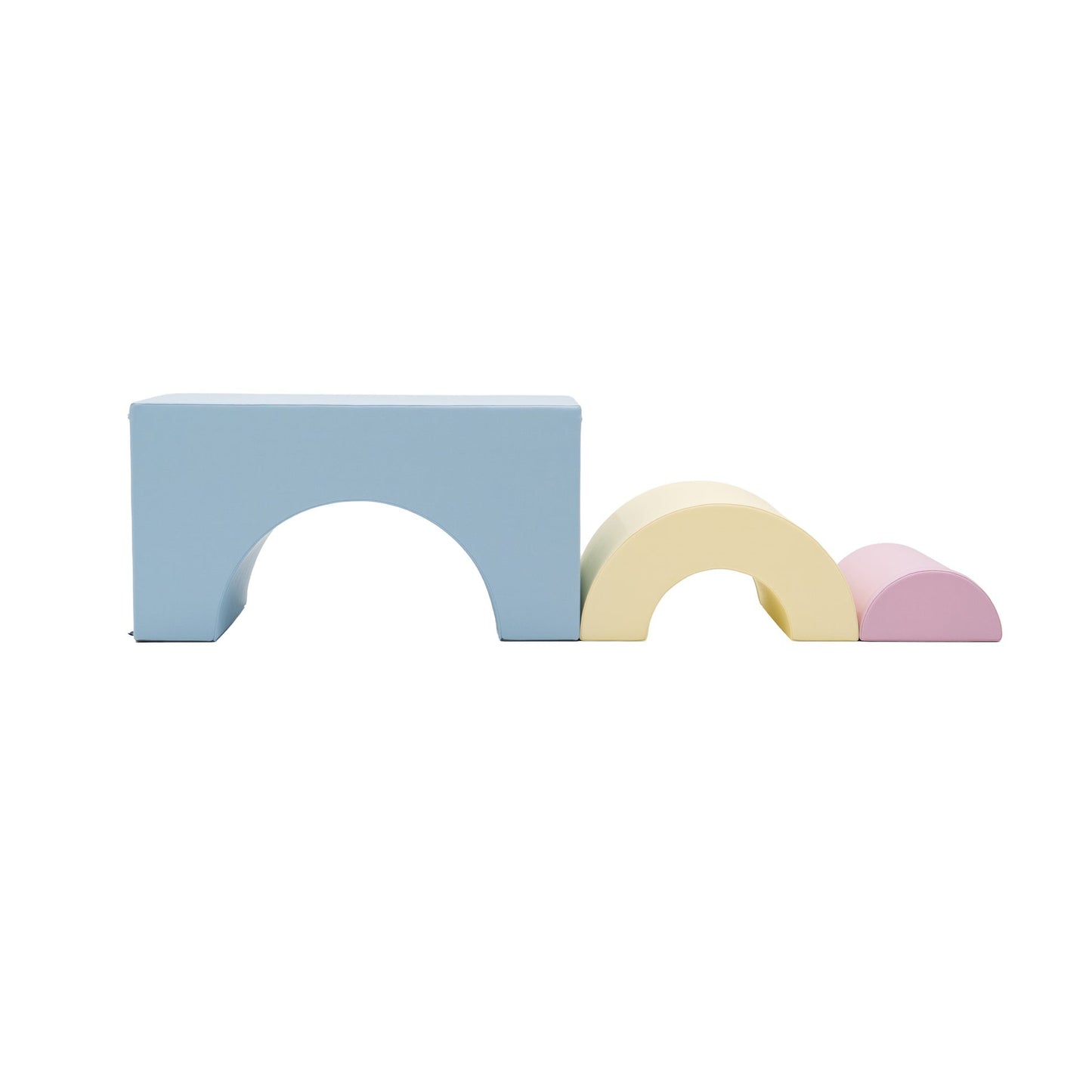 Modulares Regenbogen Softplay Set aus Schaumstoff – IGLU Rainbow Bridge