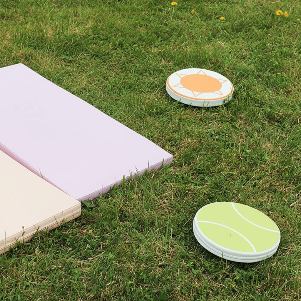 Fünf IGLU Softplay Matten Pastell frei kombinierbar