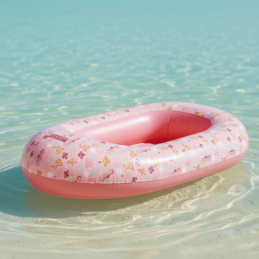 Rosa Schlauchboot für Kinder – für Pool, Strand und Sommerurlaub