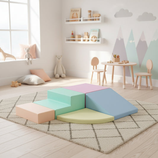 Softbausteine Pastell Softplay Set für Kleinkinder