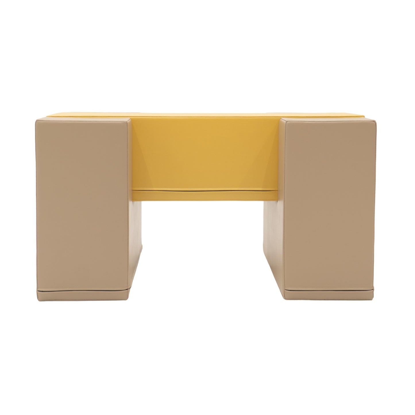 Weiche Schaumstoff-Brücke Beige Honig im skandinavischen Kinderzimmer