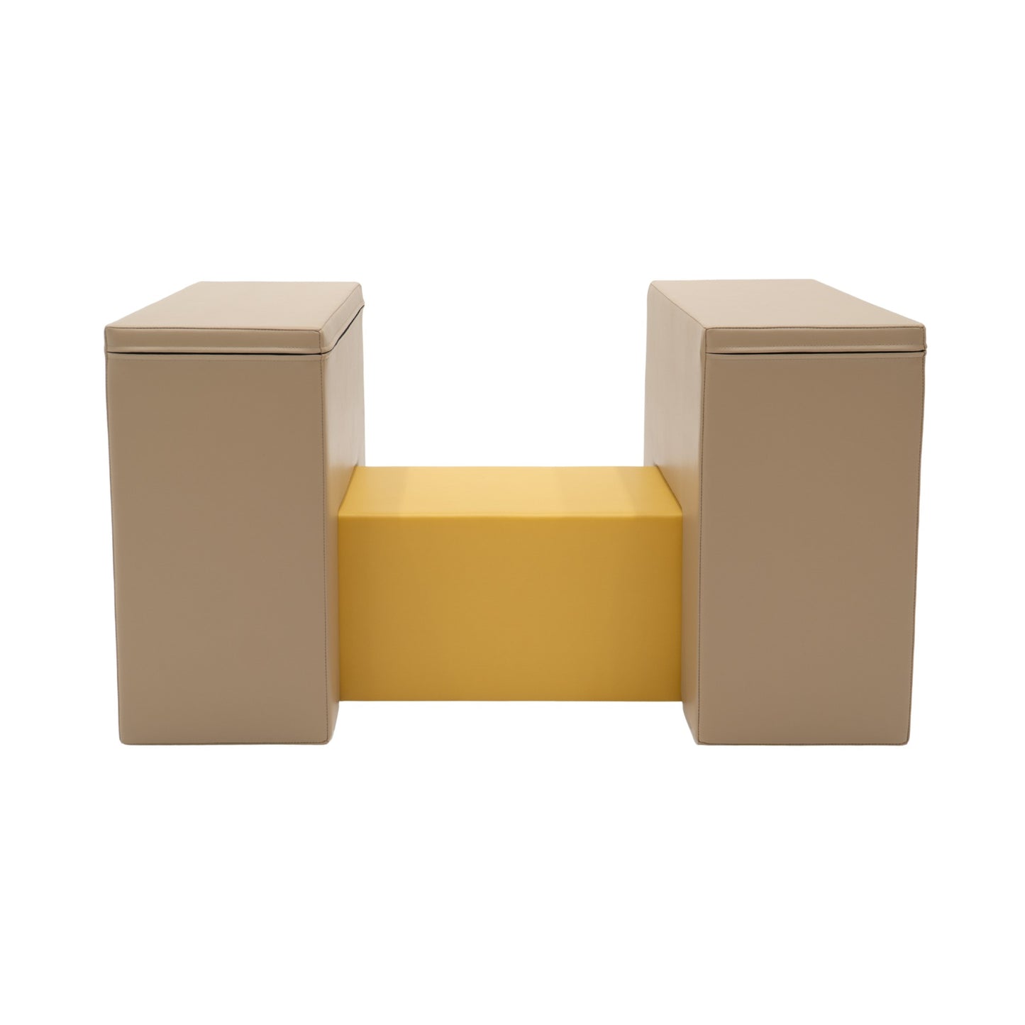 Balance Bridge Beige Honig – abwischbarer Kunstleder-Bezug im Detail