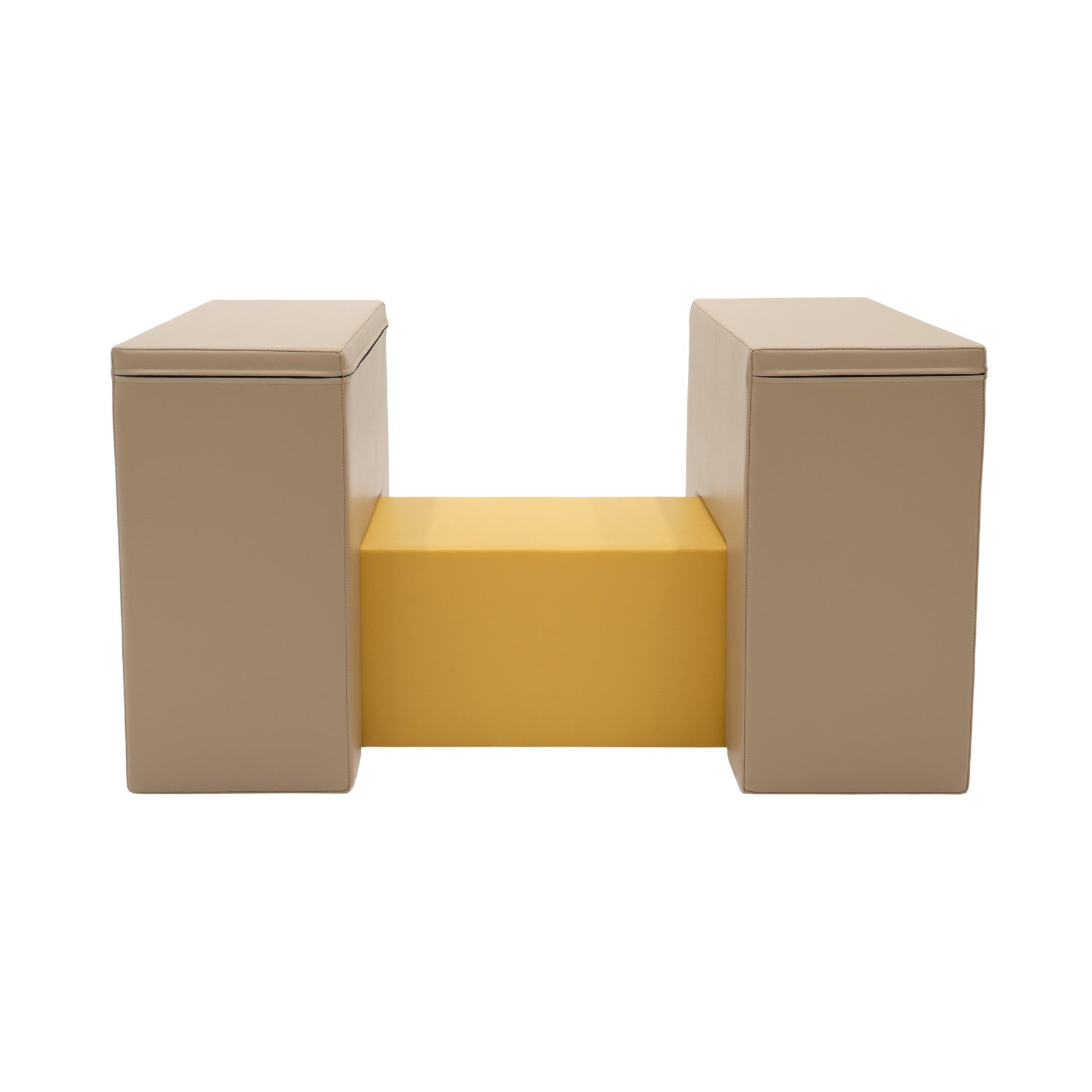 Balance Bridge Beige Honig – abwischbarer Kunstleder-Bezug im Detail