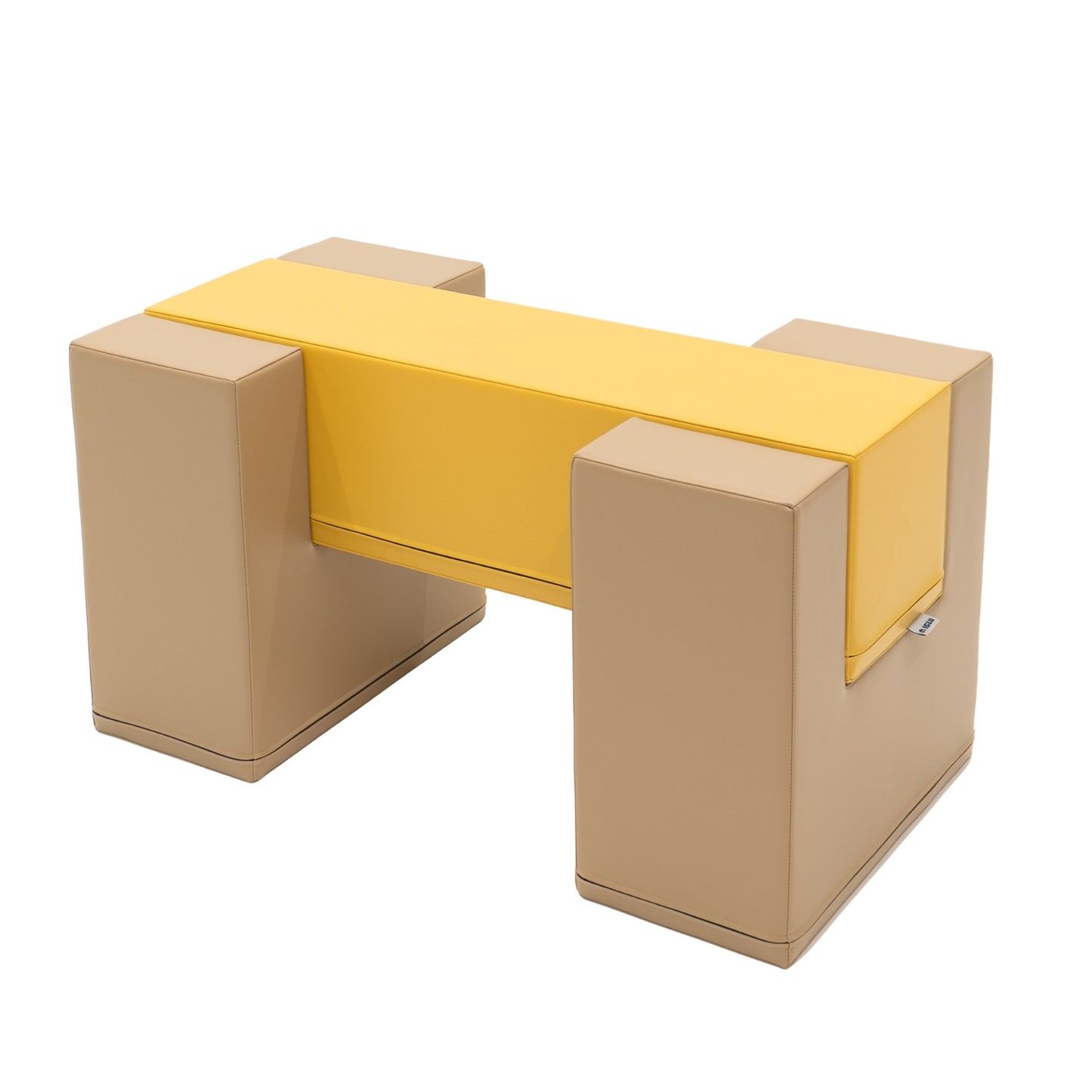 IGLU Balance Bridge Set Beige & Honig – Softbausteine fürs Kinderzimmer